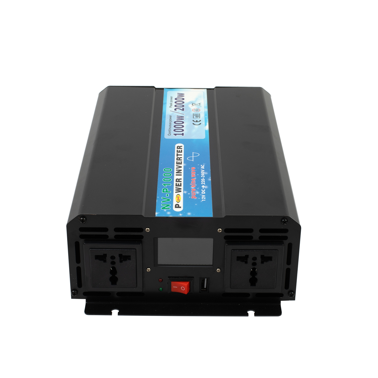 Solar Inverter 1000W Outdoor Camp Car Inverters 1000W 12VDC 24VDC to 220VAC 110VAC